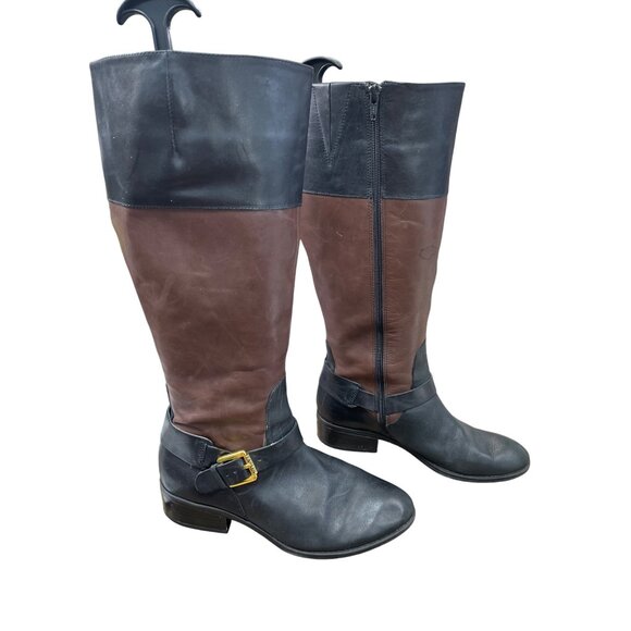 Ralph Lauren Womens Brown Leather Knee-High Equestrian Riding Boots 7B SKU 8964 - Picture 7 of 16